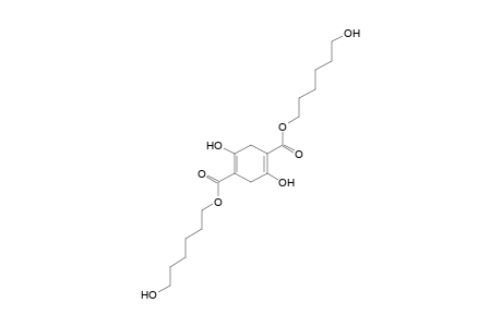 2,5-dihydroxy-1,4-cyclohexadiene-1,4-dicarboxylic acid, bis(6-hydroxyhexyl)ester