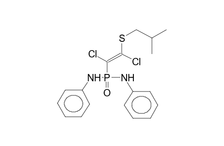 (E)-N,N'-DIPHENYL(1,2-DICHLORO-2-ISOBUTYLTHIOVINYL)DIAMIDOPHOSPHONATE