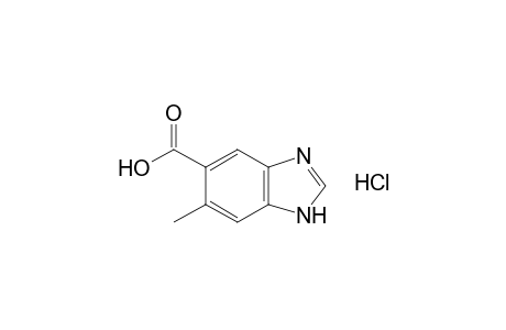 6-Methylbenzimidazole-5-carboxylic acid hydrochloride