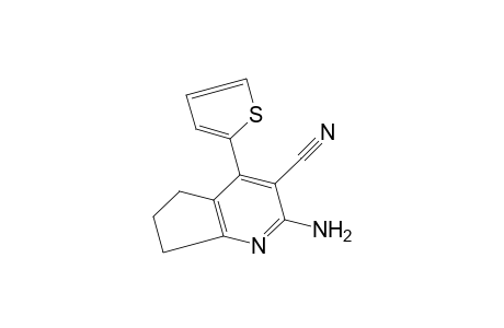 2-amino-6,7-dihydro-4-(2-thienyl)-5H-1-pyrindine-3-carbonitrile