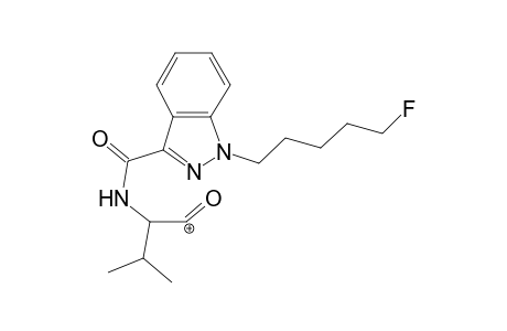 5-F-AB-PINACA artifact (deamino-) MS2