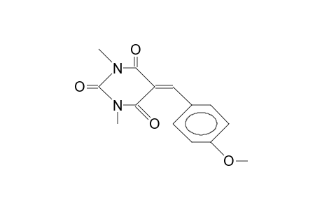 P-Methoxybenzylidendimethylbarbitursaeure