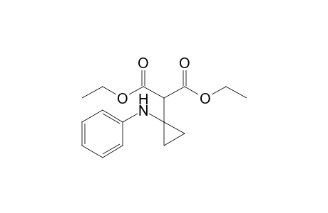 2-(1-Anilinocyclopropyl)malonic acid diethyl ester