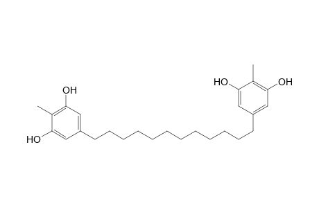 5,5'-(dodecane-1,12-diyl)bis(2-methylbenzene-1,3-diol)