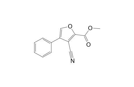 3-Cyano-2-methoxycarbonyl-4-phenyl furane