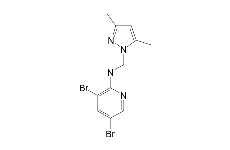 3,5-DIBROMO-N-[(3,5-DIMETHYL-1H-PYRAZOL-1-YL)-METHYL]-PYRIDIN-2-AMINE