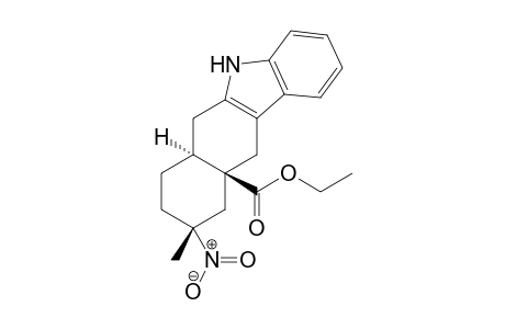 (6aS,9R,10aS)-Ethyl 9-Methyl-9-nitro-6,6a,7,8,9,10,10a,11-octahydro-5H-benzo[b]carbazole-10a-carboxylate