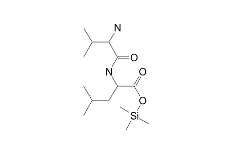 L-Valyl-L-leucine, tms derivative