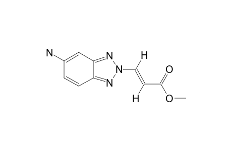 METHYL-(E)-3-[5-AMINOBENZOTRIAZOL-2-YL]-PROPENOATE