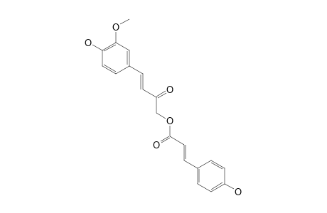 4''-(4'''-HYDROXYPHENYL-3'''-METHOXY)-2''-OXO-3''-BUTENYL-3-(4'-HYDROXYPHENYL)-PROPENOATE