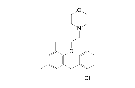 4-(2-(2-(2-Chlorobenzyl)-4,6-dimethylphenoxy)ethyl)morpholine