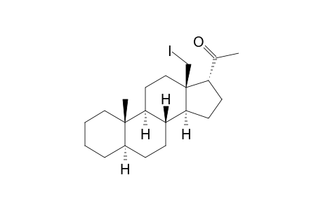 Pregnan-20-one, 18-iodo-, (5.alpha.,17.alpha.)-