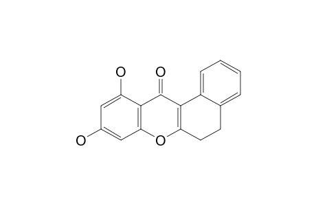 12H-Benzo[a]xanthen-12-one, 5,6-dihydro-9,11-dihydroxy-