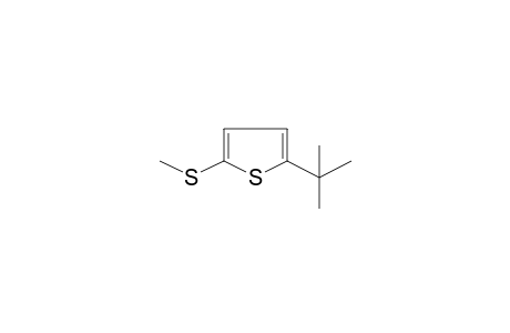 THIOPHENE, 2-(1,1-DIMETHYLETHYL)-5-(METHYLTHIO)-