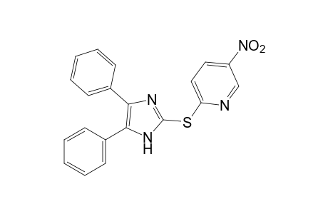 2-[(4,5-diphenylimidazol-2-yl)thio]-5-nitropyridine