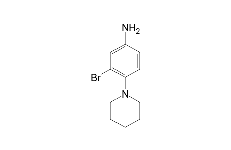 Benzenamine, 3-bromo-4-(1-piperidinyl)-