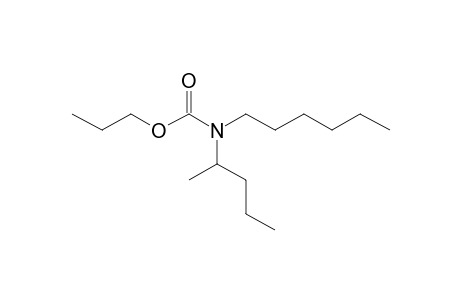 Carbonic acid, monoamide, N-(2-pentyl)-N-hexyl-, propyl ester