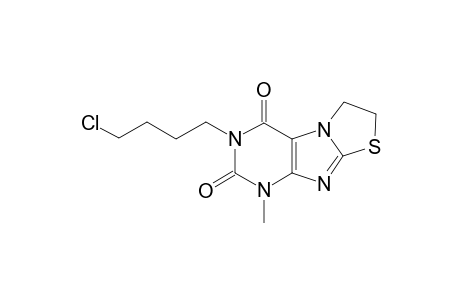 2-(4-Chloranylbutyl)-4-methyl-7,8-dihydropurino[8,7-b][1,3]thiazole-1,3-dione