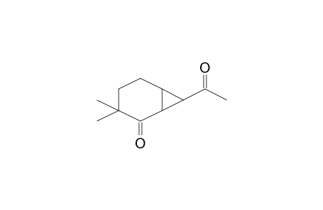 7-Acetyl-3,3-dimethylbicyclo[4.1.0]heptan-2-one