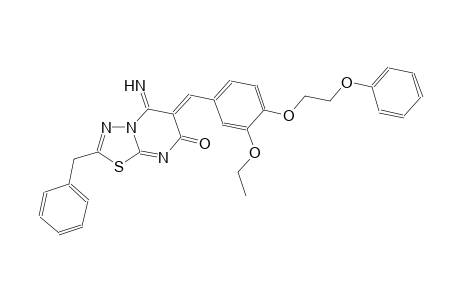 7H-[1,3,4]thiadiazolo[3,2-a]pyrimidin-7-one, 6-[[3-ethoxy-4-(2-phenoxyethoxy)phenyl]methylene]-5,6-dihydro-5-imino-2-(phenylmethyl)-, (6Z)-