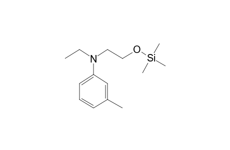 2-(N-Ethyl-m-toluidino)ethanol, tms derivative