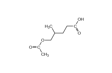 VALERIC ACID, 5-HYDROXY-4-METHYL-, ACETATE