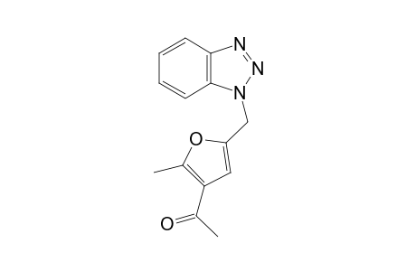 1-[5-(benzotriazol-1-ylmethyl)-2-methyl-3-furyl]ethanone