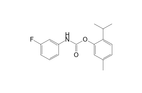(3-Fluorophenyl)carbamic acid, 2-isopropyl-5-methylphenyl ester