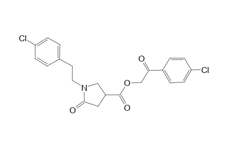 1-[2-(4-chloro-phenyl)-ethyl]-5-oxo-pyrrolidine-3-carboxylic acid 2-(4-chloro-phenyl)-2-oxo-ethyl ester