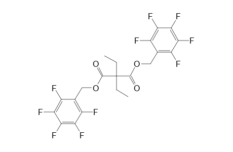 Diethylmalonic acid, dipentafluorobenzyl ester