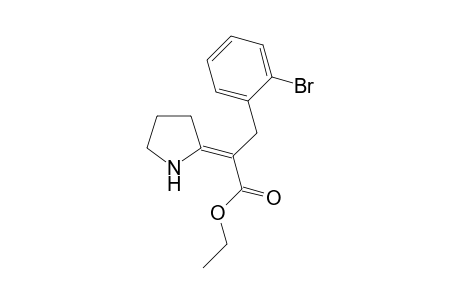 (Z)-Ethyl 3-(2-bromophenyl)-2-pyrrolidin-2-ylidene propionate