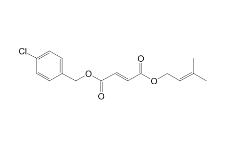 Fumaric acid, 4-chlorobenzyl 3-methylbut-2-en-1-yl ester