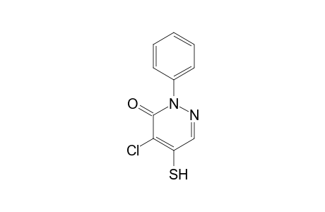 4-chloro-5-mercapto-2-phenyl-3(2H)-pyridazinone