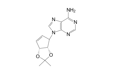 9-[(1'R,2'S)-2',3'-O-Isopropylidenedioxy-4'-cyclopent-1'-yl]-9H-adenine