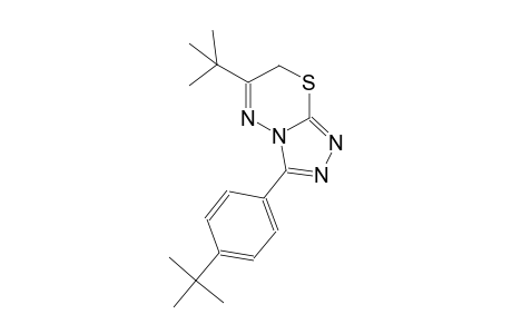 6-tert-butyl-3-(4-tert-butylphenyl)-7H-[1,2,4]triazolo[3,4-b][1,3,4]thiadiazine