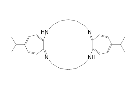 3,15-Diisopropyl-6,7,8,9,10,11,18,19,20 21 22,23-dodecahydrodicyclohepta[b,k][1,4,10,13]tetraazacyclooctadecine