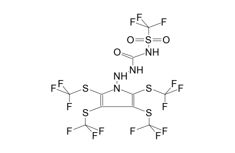 N-[2,3,4,5-TETRAKIS(TRIFLUOROMETHYLTHIO)-1-PYRROLYL]AMINO-N'-(TRIFLUOROMETHYLSULPHONYL)UREA