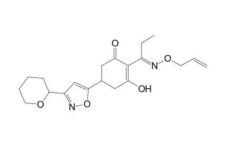 2-Cyclohexen-1-one, 3-hydroxy-2-[1-[(2-propenyloxy)imino]propyl]-5-[3-(tetrahydro-2H-pyran-2-yl)-5-isoxazolyl]-