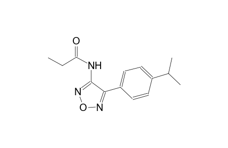 propanamide, N-[4-[4-(1-methylethyl)phenyl]-1,2,5-oxadiazol-3-yl]-