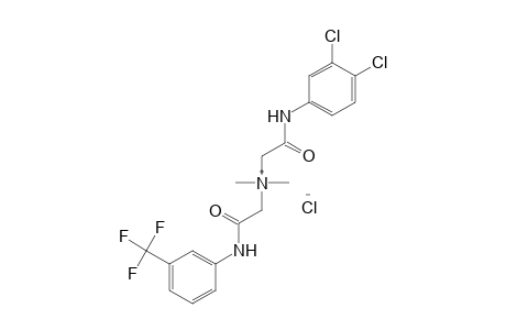{[(3,4-dichlorophenyl)carbamoyl]methyl}dimethyl-{[(a,a,a-trifluoro-m-tolyl)carbamoyl]methyl}ammonium chloride