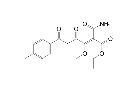 (Z)-2-carbamoyl-3-methoxy-6-(4-methylphenyl)-4,6-dioxo-2-hexenoic acid ethyl ester