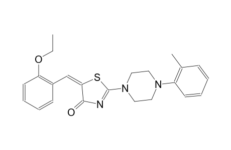 (5E)-5-(2-ethoxybenzylidene)-2-[4-(2-methylphenyl)-1-piperazinyl]-1,3-thiazol-4(5H)-one