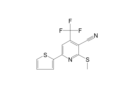 2-(methylthio)-6-(2-thienyl)-4-(trifluoromethyl)nicotinonitrile