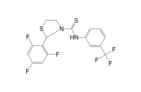 2-(2,4,6-Trifluoro-phenyl)-thiazolidine-3-carbothioic acid (3-trifluoromethyl-phenyl)-amide