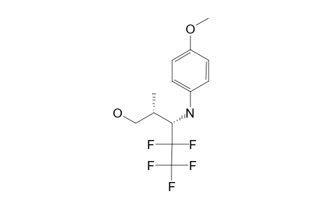 (2S,3S)-3-(4-METHOXYPHENYLAMINO)-4,4,5,5,5-PENTAFLUORO-2-METHYLPENTAN-1-OL