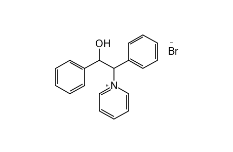 1-(beta-HYDROXY-alpha-PHENYLPHENETHYL)PYRIDINIUM BROMIDE