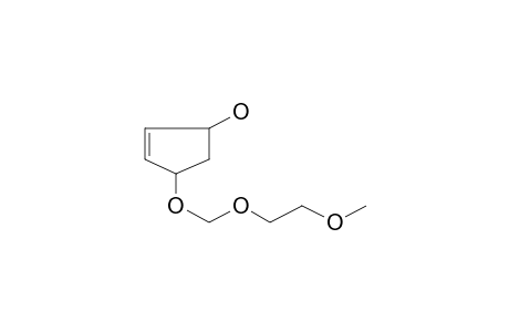 2-Cyclopenten-1-ol, 4-methoxyethoxymethoxy-, (1R,2S)-