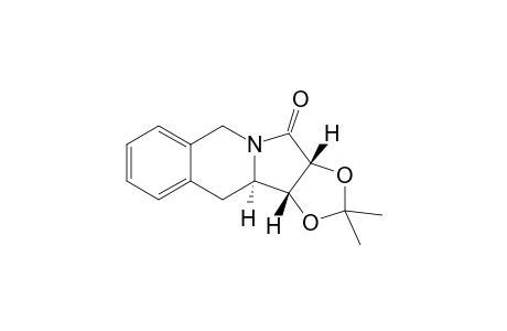 (1R,2R,10aR)-1,2-(Isopropylidenedioxy)-1,2,3,5,10,10a-hexahydrobenzo[f]indolizin-3-one