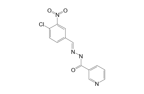 N'-(4-CHLORO-3-NITRO-BENZYLIDENE)-NICOTINO-HYDRAZIDE