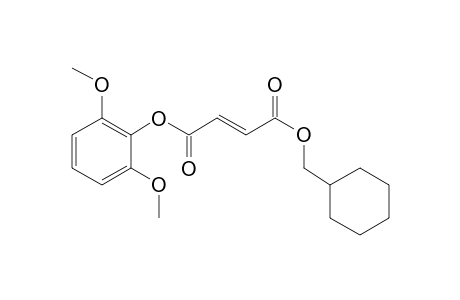 Fumaric acid, 2,6-dimethoxyphenyl cyclohexylmethyl ester